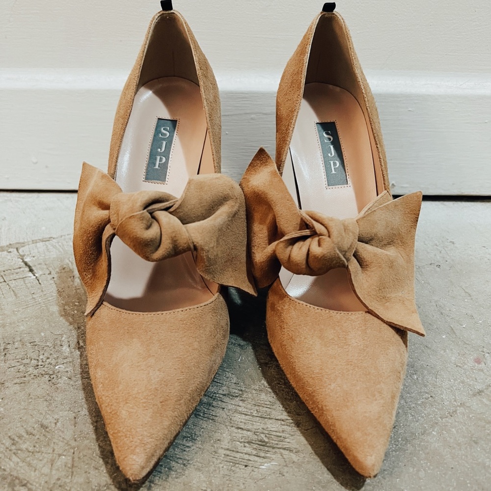 SJP by Sarah Jessica Parker Tan Suede Pumps